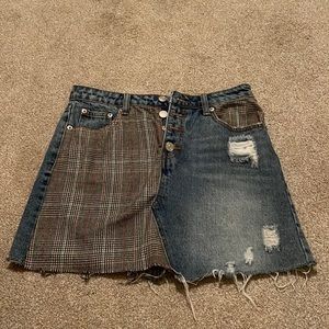 Denim skirt